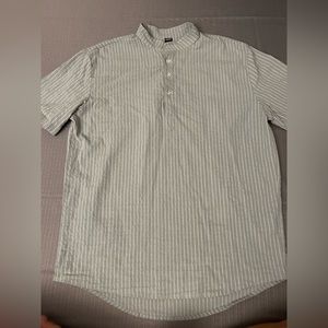 SHEIN mens button up in pastel green